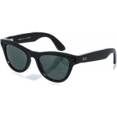 Meta Ray-Ban Skyler Gen2 Standard, Shiny Black, G15 Green 4014601/7152 – Sleviste.cz