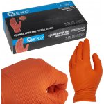 GEKO Nitrilové Solid Grip 3D oranžové 50 ks – Hledejceny.cz