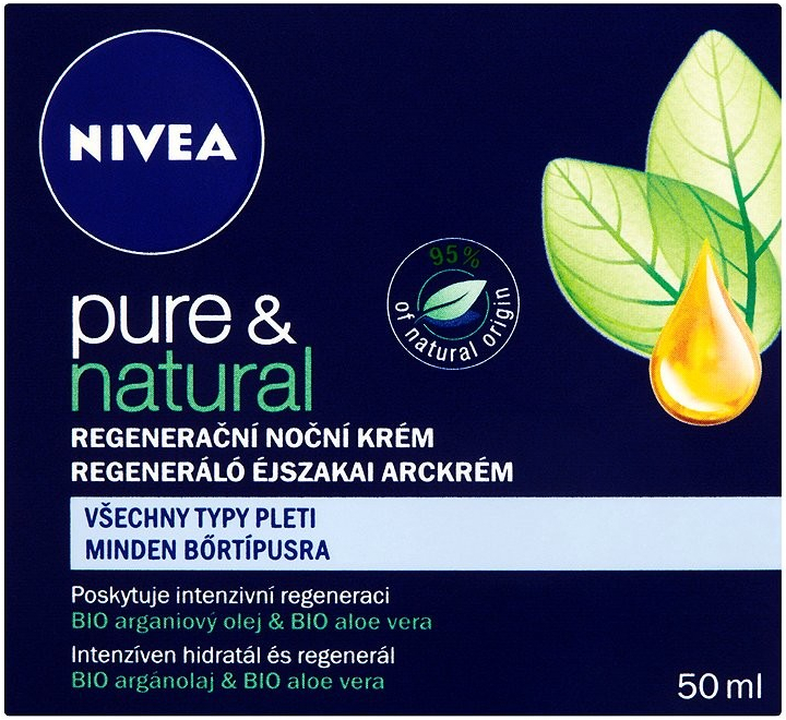 Nivea Pure & Natural krem Q10 noční 50 ml od 125 Kč - Heureka.cz