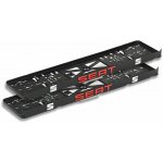 3D Podložka pod SPZ SEAT červená (2ks) | Zboží Auto