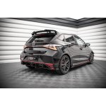 Maxton Design "Street Pro" boční difuzory pod zadní nárazník s křidélky pro Hyundai i20 N Mk3, plast ABS bez povrchové úpravy