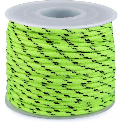 Padáková / oděvní šňůra Ø2,5 mm Varianta: 2 zelená neon, Balení: 25 m – Zboží Dáma