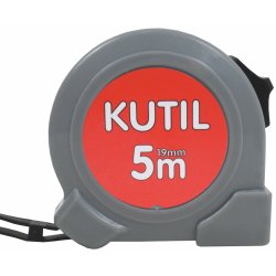 TOPTRADE metr svinovací KUTIL jednobrzdový 19 mm x 5 m