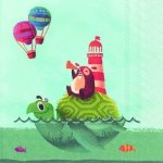 Ubrousek 33x33cm Cestovatel – Sleviste.cz