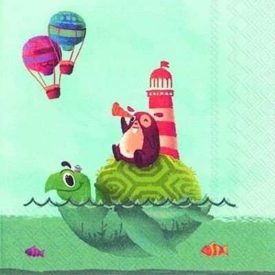 Ubrousek 33x33cm Cestovatel – Sleviste.cz