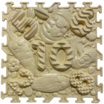 OrtoNature Masážní ortopedická podložka Matematika 10 tvrdá Písková žlutá – Zboží Dáma