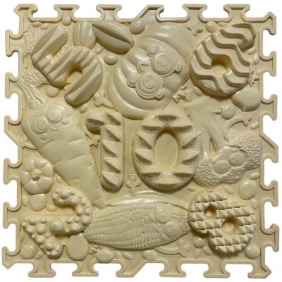 OrtoNature Masážní ortopedická podložka Matematika 10 tvrdá Písková žlutá – Zboží Dáma