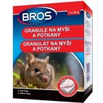 NOHELGARDEN 5597 Rodenticid BROS granule na myši a potkany 7 x 20 g – Zbozi.Blesk.cz