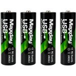 Verk AA Li-Ion 1,5 V 2200 mWh 4 ks USB-C 02046 – Hledejceny.cz