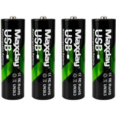 Verk AA Li-Ion 1,5 V 2200 mWh 4 ks USB-C 02046 – Hledejceny.cz