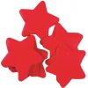 Konfeta a serpentýna Tcm Fx pomalu padající konfety hvězdičky 55x55mm červené 1kg