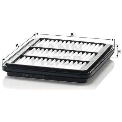MANN FILTER Vzduchový filtr C 2214 – Hledejceny.cz