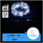 Aigostar LED Vánoční řetěz 20xLED/2x3V 2m studená bílá B10303K0Y – Hledejceny.cz