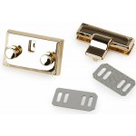 Sada zapínání na tašku 34x36 mm - zlatá klasik – Zboží Dáma