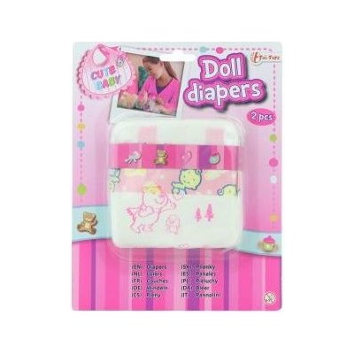 ToiToys DOLL DIAPERS Plenky 2ks – Zboží Mobilmania