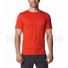 Pánské sportovní tričko Columbia Zero Rules Short Sleeve Shirt 1533313840 spicy