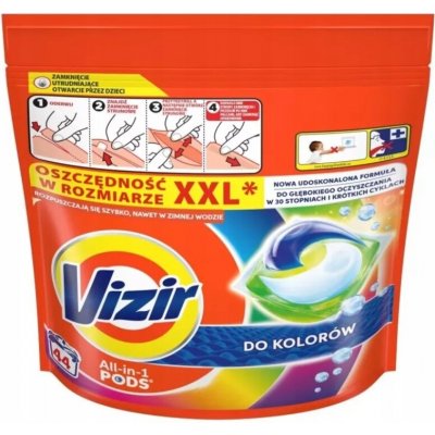 Vizir All in1 Pods Color prací kapsle 44 PD – Sleviste.cz