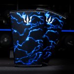 Unlisted Strength 7mm návleky na kolena Blue Lightning Knee Sleeves černo/modré – Hledejceny.cz