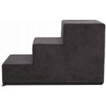 HobbyDog Schody pro psa SAVOY černé S 50 x 30 x 30 cm – Zboží Dáma