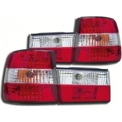 Zadní světla BMW 5 E34 Lim. 85-95 červené/krystalové LED – Hledejceny.cz