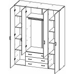 Nábytek Falco Sid 4d3s sonoma – Zboží Dáma