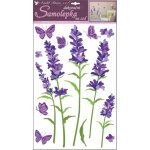 Samolepicí dekorace na stěnu levandule 10189 / Samolepky na zeď ( 50 x 32 cm ) Room Decor – Hledejceny.cz