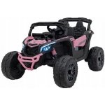 Mamido Elektrické autíčko Buggy Maverick Can-Am 4x200W 24V růžová – Sleviste.cz
