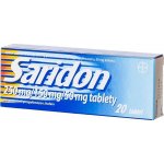 SARIDON POR 250MG/150MG/50MG TBL NOB 20 – Zboží Dáma