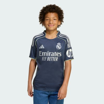 adidas dětský venkovní fotbalový dres Real Madrid 25/26 modrý – Zboží Mobilmania