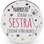 Nekupto Zrcátko dvojité Úžasná sestra 7cm – Hledejceny.cz