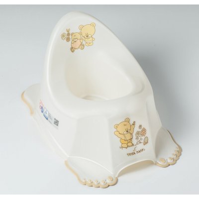 TEGA Hrající nočník protiskluzový bílý medvídek – Zboží Dáma