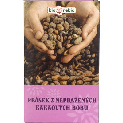 BioNebio Kakaový prášek odtučněný 150 g – Zbozi.Blesk.cz