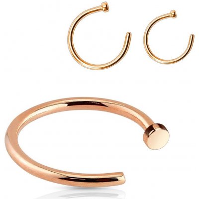 Šperky4U pozlacený piercing do nosu kruh N0001-0810 – Hledejceny.cz
