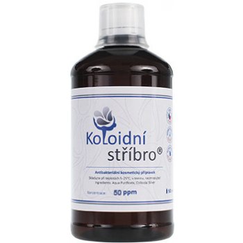 Koloidní stříbro 50 ppm 500 ml