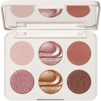 Morphe Ocni-stiny ChromaPlus 6-Pan Eyeshadow Palette Outer Space 7,5 g – Zboží Mobilmania