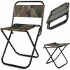 Zahradní židle a křeslo Verk 01670 Kempingová skládací židlička maskáč