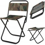 Verk 01670 Kempingová skládací židlička maskáč – Zboží Mobilmania