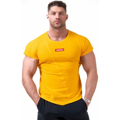 Nebbia red Label Muscle Back tričko žlutá