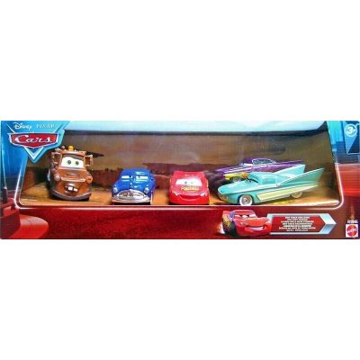 Mattel Disney Cars (Auta) 5pack Dirt Track Challenge Mater + Doc Hudson + Dirt Track McQueen + Ramone + Flo – Zboží Dáma