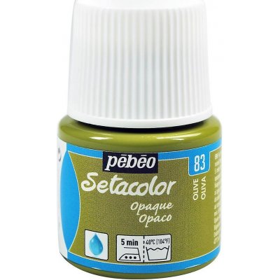 Pebeo Setacolor Opaque č.83 olivová 45 ml – Zboží Mobilmania
