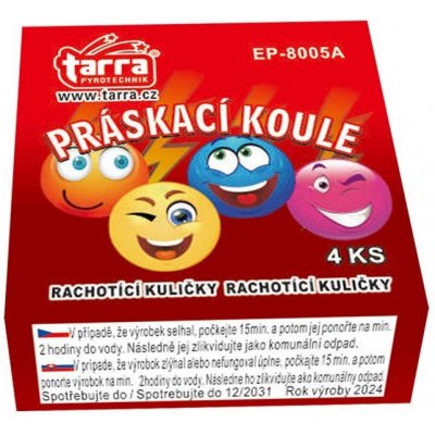 PRÁSKACÍ KULIČKY PRÁSKACÍ KOULE 12/20 4 Čína EP-8005A – Hledejceny.cz