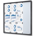 Jansen Display interiérová vitrína 12 x A4 – Zboží Živě