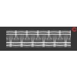 Kovovégarnýže.cz řasící stuha zdobný sklad, 7,5 cm, 1:1,5 Délka řasící stuhy: 13,00m – Zboží Mobilmania