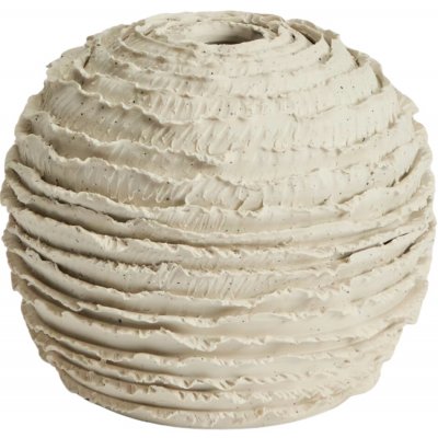 Kave Home Béžová keramická váza Evania 21 cm – Hledejceny.cz