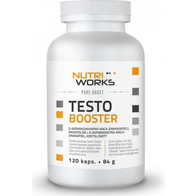 NutriWorks Testo Booster 120 kapslí