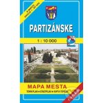 Partizánske Mapa mesta Town plan Stadtplan Plan miasta Várostérkép – Hledejceny.cz