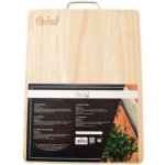 Prkénko na maso dřevo 33x48x2cm kovová ručka PERFECT – Sleviste.cz