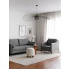 Pohovka Atelier del Sofa 3-Seat Sofa Nordi 3 Seater MetalGrey