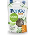 Monge gift Cat Plněné polštářky s lososem a šantou kočičí 60 g – Zboží Mobilmania