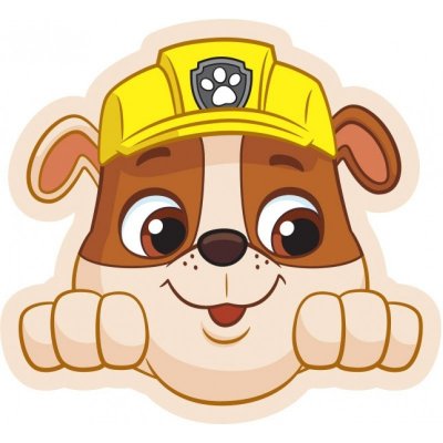 Carbotex 3D polštář Tlapková patrola Paw Patrol Rubble 41x41 – Hledejceny.cz